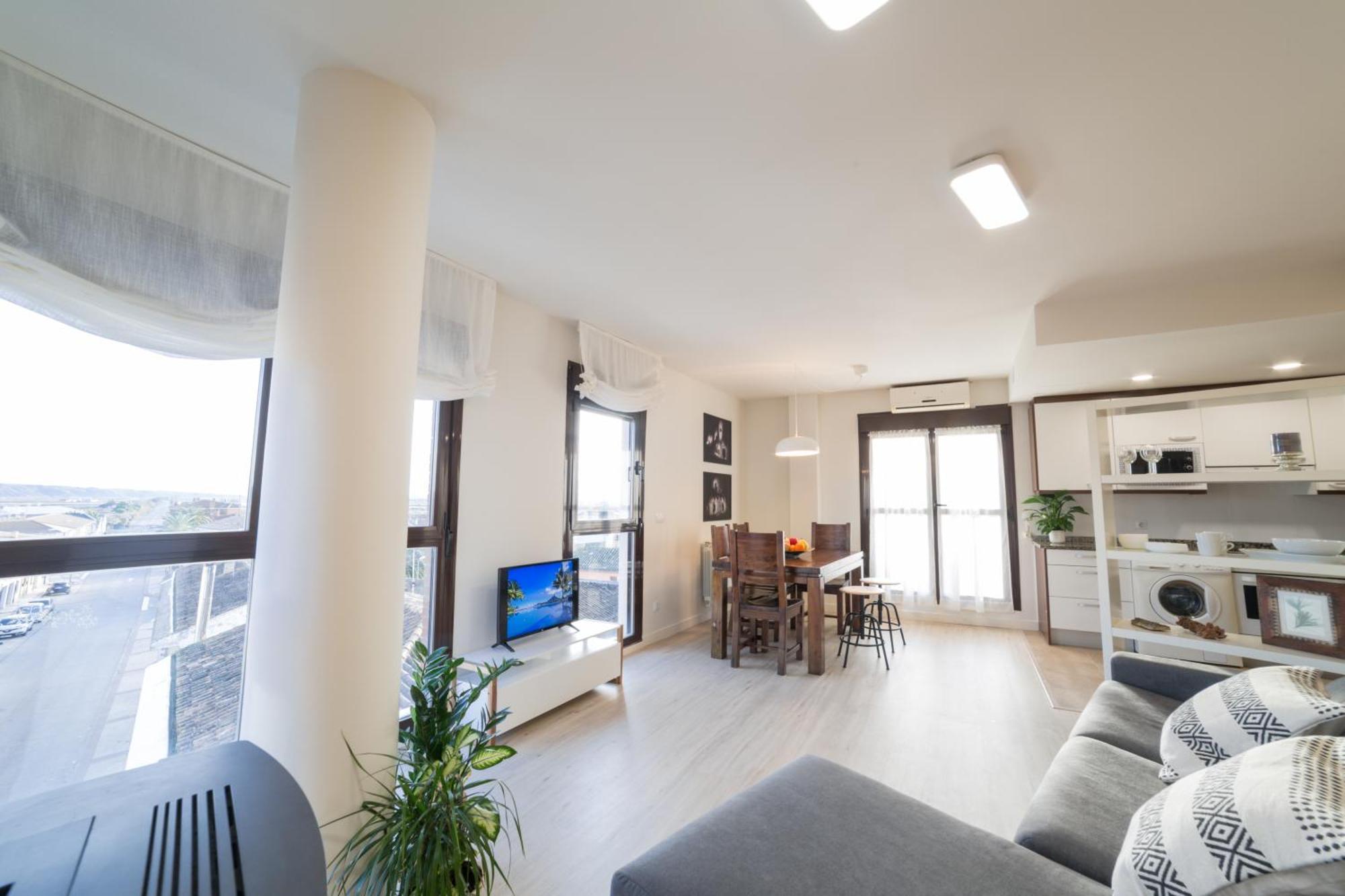 Apartamento Atico Bardenas Аргедас Экстерьер фото